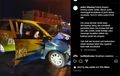 Honda Brio Seruduk Truk di Sekitar Jembatan Suramadu, Pengemudi Habis dari Klub Malam!