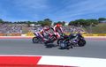Terlalu Ambisius, Marc Marquez Tabrak Miguel Oliveira di Awal MotoGP Portugal 2023, Langsung Kena Hujatan Penonton di Trek