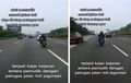 Disetop Petugas Malah Tancap Gas, Video Pemotor Masuk Tol Jagorawi Langsung Viral