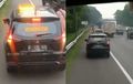 Keciduk Dugaan Pungli Xpander Rotator Kuning 'Detasemen 235' di Tol