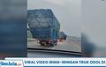 Gak Kapok, Viral Konvoi Truk ODOL Terjadi Lagi di Jalan Tol Cikampek