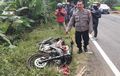 Tubuh Pengendara Yamaha V-Ixion Terbang Lompati Chevrolet LUV, Kondisi Korban Bikin Merinding