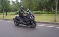 Posisi Riding Matic 500 cc SYM MaxSYM TL Ternyata Sporty Tapi Santai