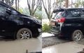 Viral Kijang Innova Pelat Merah Cuek Injak-injak Jalan Cor Basah, Pelaku Pejabat Kota Lubuklinggau