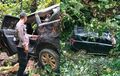 Innova Dinas Remuk di Dasar Jurang, Tidak Pakai Alat Pengaman Satu Penumpang Pindah Alam