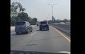 Berulang Terjadi! Kali Ini Pengendara Pajero Pelat Dinas Membahayakan Pengendara Lain di JORR