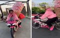 Jualan Krupuk Pakai Motor Sport Hello Kitty, Intip Spek Yamaha R15 Tunggangan Ndo Lina