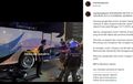 Chopper Gak Punya Rem Masuk Kolong Bus Hindari Macet Lakalantas