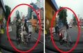 Pengendara Scoopy dan Astrea Ribut di Jakpus, Saling Banting di Jalan