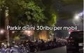 Kang Parkir di Surabaya Ini Bikin Pengunjung Syok, Mobil Ditodong Rp 30 Ribu