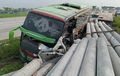 Kernet Bus PO Restu Panda Meregang Nyawa di Tol Ngawi-Solo, Tubuh Tertimpa Beton Paku Bumi