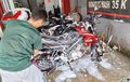 Dua Efek Samping  Cuci Motor Bekas Pakai Sabun Colek, Waspada Gaes