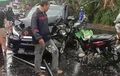 Goyangan Maut Truk di Ajibarang, Toyota Rush, Honda Supra X 125 dan Revo Hancur Seketika