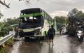 Bus Pariwisata Anjlok di Bogor Buta Map, Niat Liburan ke Villa Berakhir Tragis
