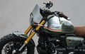 Motor Retro TVS Ronin Tampil Macho Bergaya Militer, Jadi Mirip Flat Tracker