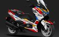 Modifikasi Yamaha XMAX Bermotif Gundam, Mudah dan Biaya Murah