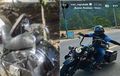 Naik Harley-Davidson Vokalis Band Ini Hantam Batu di Jalur Terkenal Rawan
