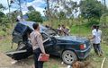 Innalillahi, Kabin Isuzu Panther Gepeng di Kebun Durian Tewaskan Ayah dan Dua Anaknya