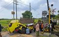 Terulang, Kabin dan Bak Kayu Mitsubishi Ragasa Tak Berbentuk di Mulut Perlintasan Kereta Api