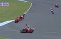 Pedro Acosta Crash Saat Memimpin Sprint MotoGP Jepang 2024, Singgung Rambut Area Sensitif