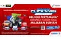 Beli Oli Pertamina, Menangkan Motor dan Hadiah Menarik di CLICK ‘N WIN 2024