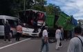 Bus Primajasa Terkoyak di Tol Cipularang KM 97, Apes Bermula Dari Truk Batu Bara Ini