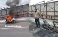 Yamaha Mio Utuh Milik Guru Sisa Kerangka di Flyover, Pemilik Rasakan Panas di Bawah Jok