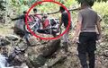 Alam Tak Merestui, Honda Scoopy Kondisi Bodi Rontok Berujung Ditandu Lintasi Sungai dan Tebing