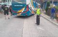 Bus PO Garuda Mas Kesetanan Cukil CR-V dan Jupiter, Jantung Sopir Berdebar Saat Injak Pedal Rem