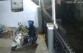 Ngetes Nyali, Scoopy Milik Abdi Negara Digasak Maling Sepaket Helm Dinas