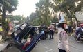 Pengemudi Toyota Soluna Tewas di Samping Pintu, Tubuh Ditusuk Toyota Calya Kesetanan