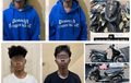 Penunggang NMAX dan BeAT di Sragen Diangkut Polisi, Barang Bukti Tiang Bendera