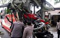 Terlibat Tragedi di Tol Cipali, Bangkai Bus Agra Mas Kini Diperiksa APM Hino dan Dishub