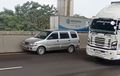 Isuzu Panther Bikin Gempar Tol Japek, Melaju Sendiri Pengemudi Wafat Karena Ini