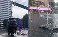 Mobil Listrik BYD M6 Basah Kuyup, Terbang Tenggelam di Bundara HI Jakarta