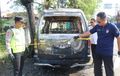 Suzuki Carry Melepuh di Dekat Rel Kereta, Bodi Terkuliti Dalam Kabin Ada Cairan Mencurigakan