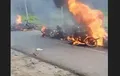 Bentrok Mengerikan Warga Vs Perusahaan Ban di Sergai, 27 Motor dan 1 Truk Jadi Bangkai