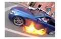 Video Api Bakar Mobil BMW, Apinya dari Kolong Tapi Mobil Tetap Digas