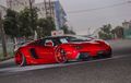 Body Kit Merah Candy Lamborghini Aventador Roadster, Terlihat Menyala Sob!