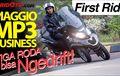Video First Ride Review Piaggio MP3 500 Business, Tiga Roda Bisa Ngedrift! 