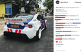 Jiwa-Jiwa Rocket Bunny Ada Di Mobil Polisi Toyota FT 86 Satu Ini
