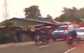 Ajaib, Pemotor Ini Selamat dari Kecelakaan, Si Pemotor Mantan Ninja Kayaknya