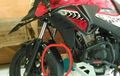 Pasang Mud Flap di Sepatbor Depan Honda CB500X, Modal Rp 100 Ribu