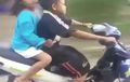 Video : Belum Punya SIM Kids Zaman Now Nekat Kendarai Motor Begini, Mau Kemana Sih Dek?