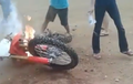 Heboh, Video Honda CRF150L Tiba-tiba Terbakar
