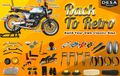 Gak Mau Repot Bikin Motor Retro Kustom? Beragam Paket Lengkapnya Bisa Kamu Beli di Sini!