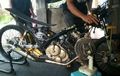 Bengis! Raungan Knalpot Motor Drag Satria 'F 200' cc, Cek Videonya