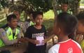 Kocak! Nangis Bersahutan, Empat Bocah Ketangkep Polisi, Kaki Belom Napak Udah Naik Motor