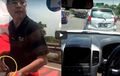 Parah! Gegara Senggolan Mobil, Pengemudi Ini Malah Keluarkan Pisau