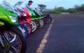 Video Kocak, Motor Ninja Berbaris di Garis Start, Sekali Ngegas Bikin Tepok Jidat